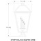 Z-Lite Talbot 4 Light Outdoor Pier Mounted Fixture, Oil Rubbed Bronze And Seedy 579PHXLXS-SQPM-ORB - alternate 6